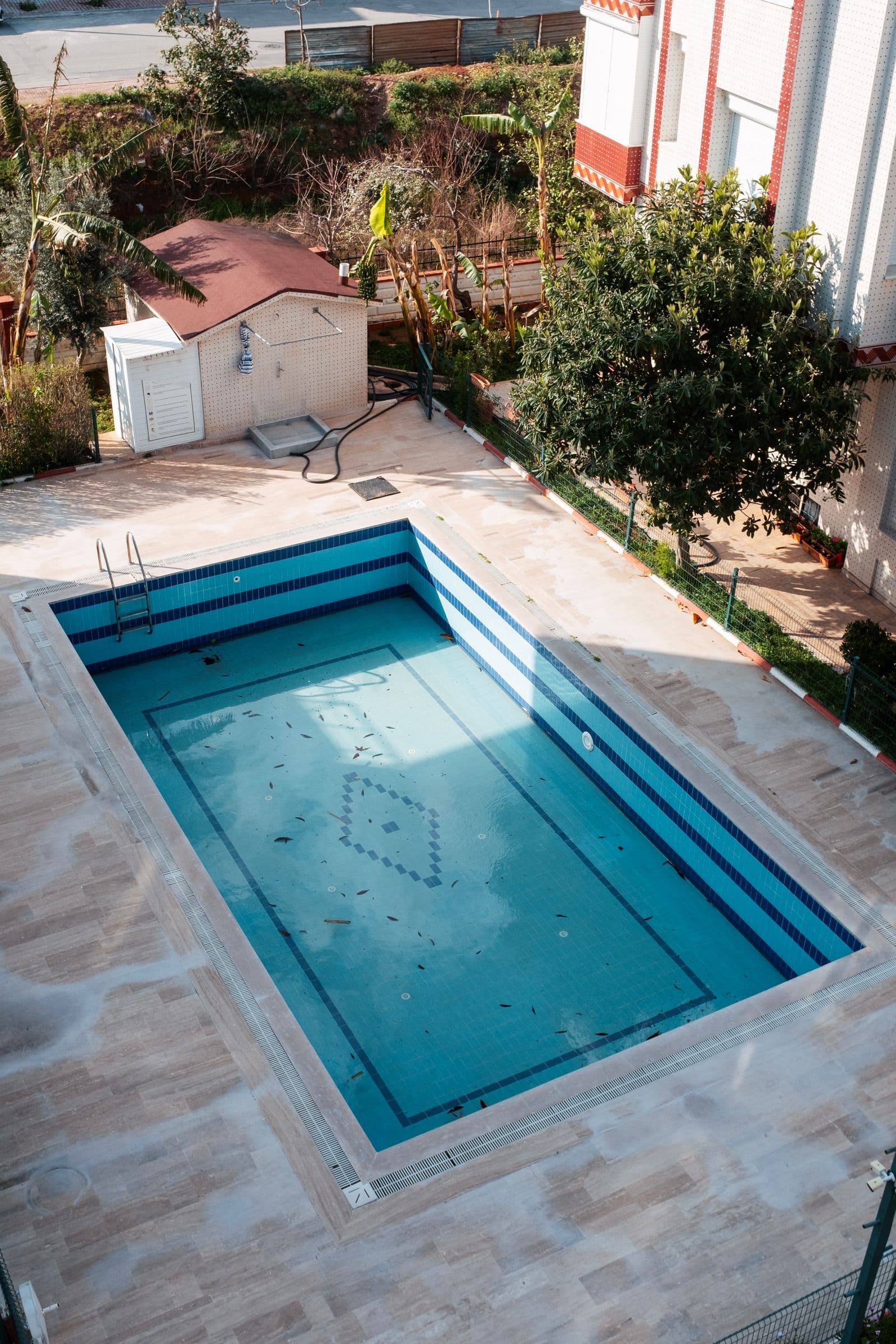 Outdoor backyard swimming pool